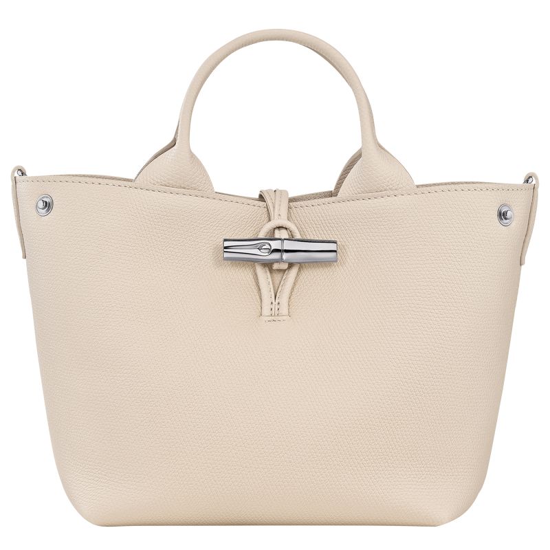 Beige Longchamp Le Roseau S Women Handbag | US-460MCIVAD