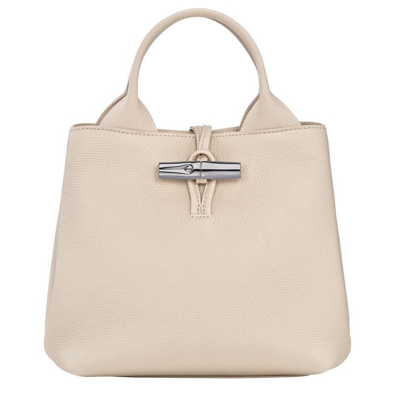 Beige Longchamp Le Roseau S Women Handbag | US-460MCIVAD