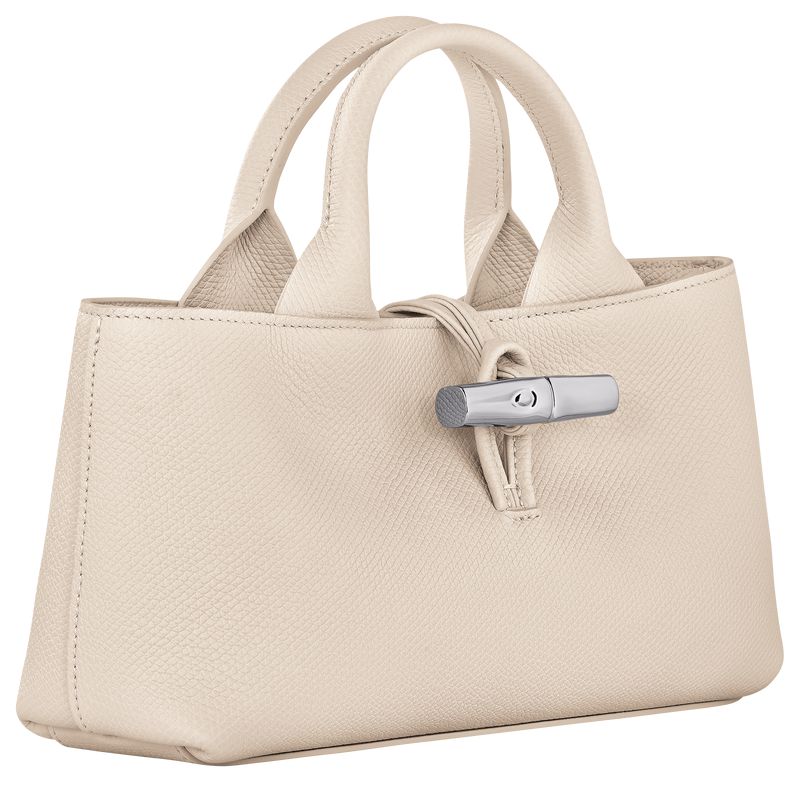 Beige Longchamp Le Roseau S Women Handbag | US-032BVXSCZ