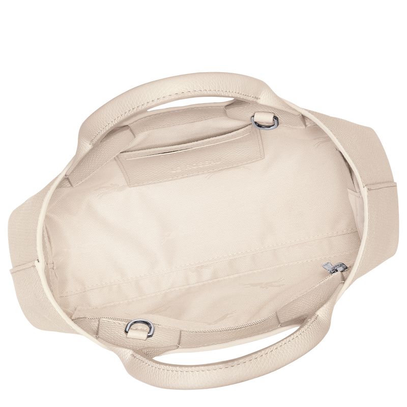 Beige Longchamp Le Roseau S Women Handbag | US-032BVXSCZ