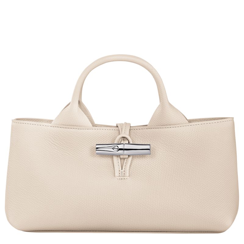 Beige Longchamp Le Roseau S Women Handbag | US-032BVXSCZ