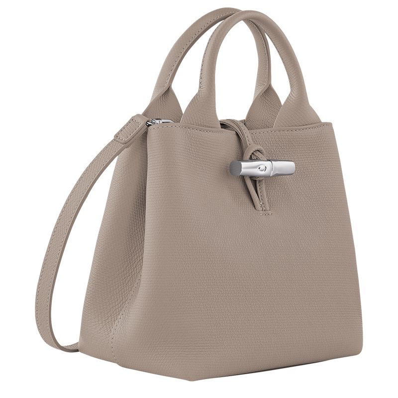 Beige Longchamp Le Roseau S Women Handbag | US-592ZMATWI