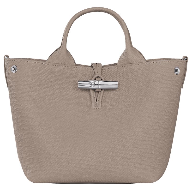 Beige Longchamp Le Roseau S Women Handbag | US-592ZMATWI