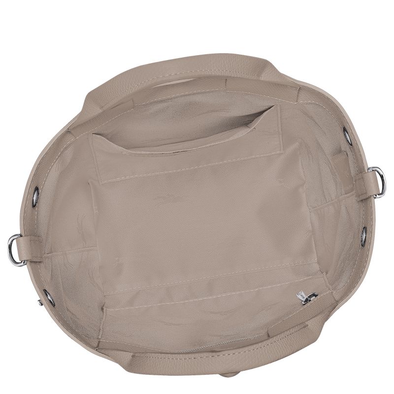 Beige Longchamp Le Roseau S Women Handbag | US-592ZMATWI