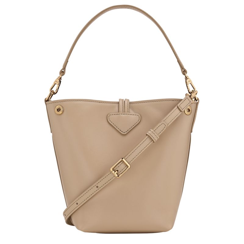 Beige Longchamp Le Roseau Xs Women Bucket Bag | US-561JVSXRP