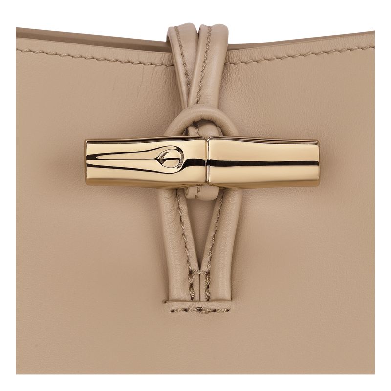Beige Longchamp Le Roseau Xs Women Bucket Bag | US-561JVSXRP