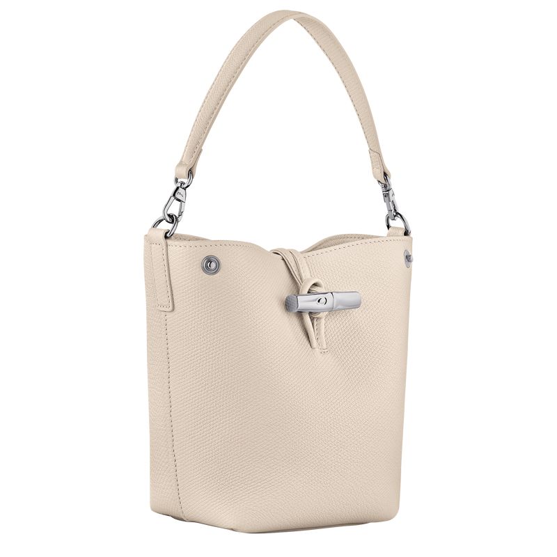 Beige Longchamp Le Roseau Xs Women Bucket Bag | US-657PRLWZX