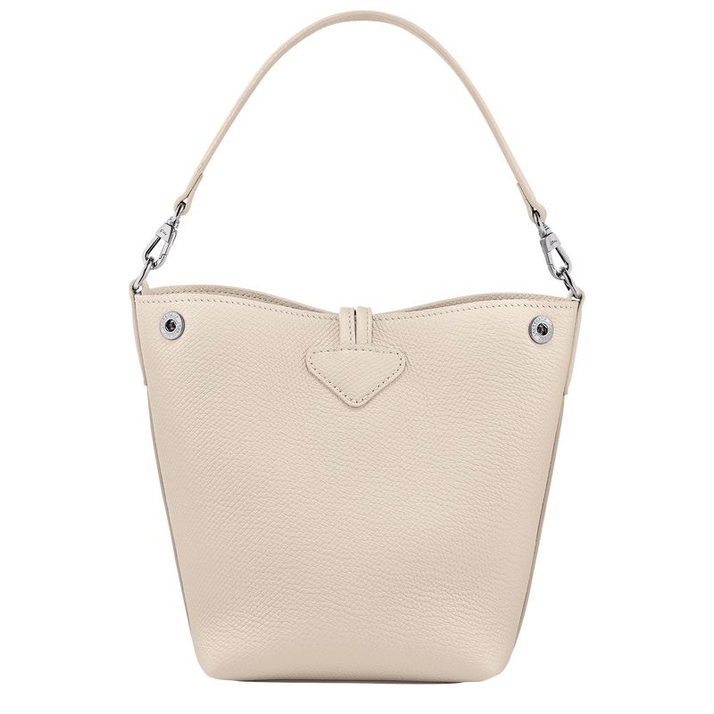 Beige Longchamp Le Roseau Xs Women Bucket Bag | US-657PRLWZX