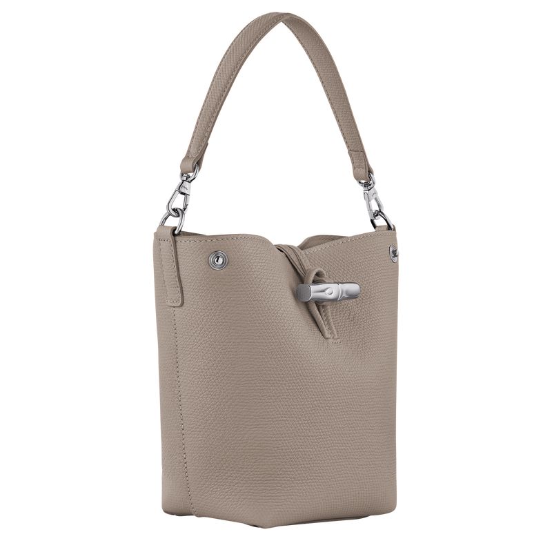 Beige Longchamp Le Roseau Xs Women Bucket Bag | US-281ZLIRDX