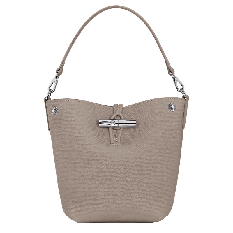 Beige Longchamp Le Roseau Xs Women Bucket Bag | US-281ZLIRDX