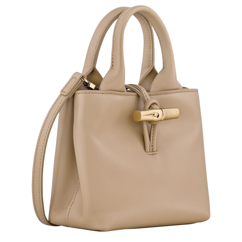 Beige Longchamp Le Roseau Xs Women Handbag | US-245YWPRCG