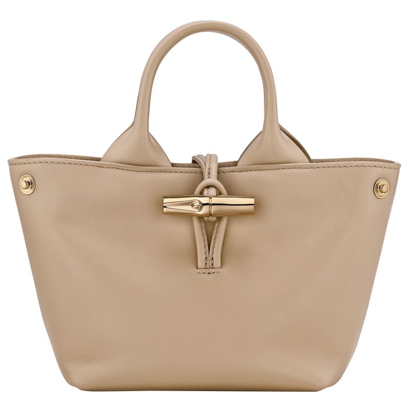 Beige Longchamp Le Roseau Xs Women Handbag | US-245YWPRCG