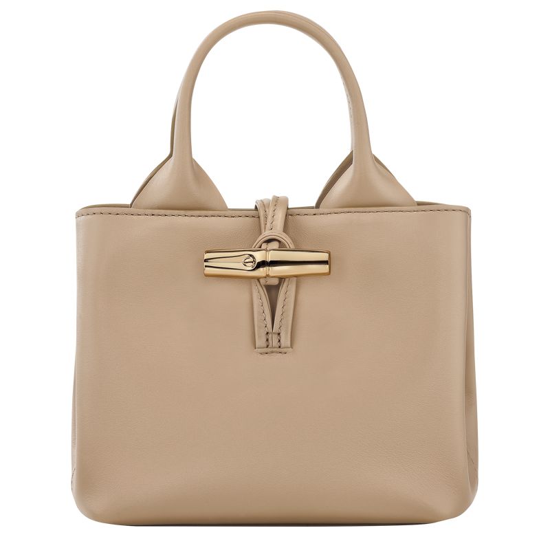 Beige Longchamp Le Roseau Xs Women Handbag | US-245YWPRCG