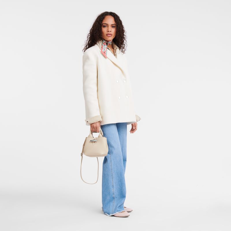 Beige Longchamp Le Roseau Xs Women Handbag | US-754CZILVF