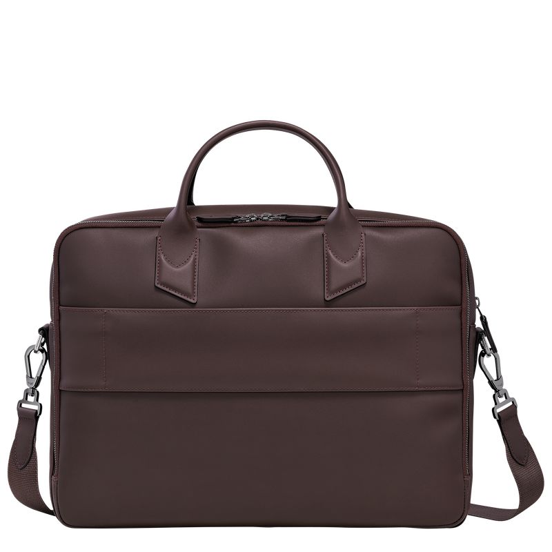 Beige Longchamp Sur Seine M Men Briefcase | US-158UADSTC