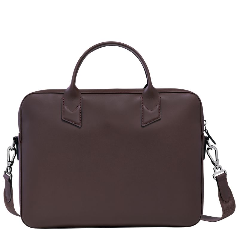 Beige Longchamp Sur Seine Men Briefcase | US-487MDFTIZ