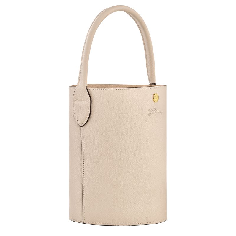 Beige Longchamp Épure S Women Bucket Bag | US-852SWZRHM