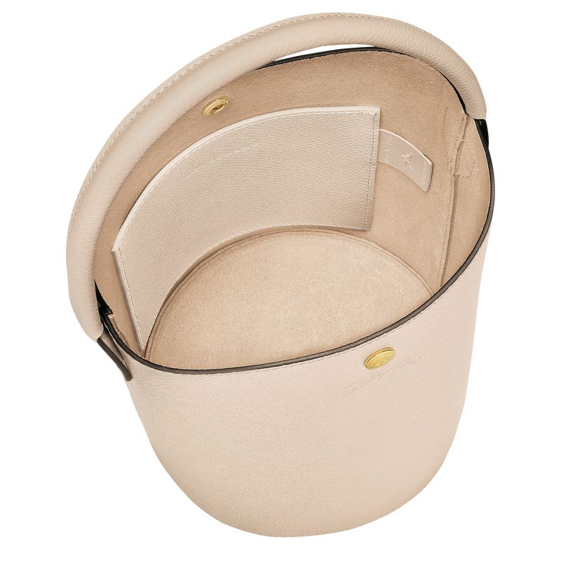Beige Longchamp Épure S Women Bucket Bag | US-852SWZRHM
