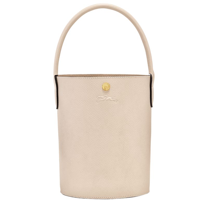 Beige Longchamp Épure S Women Bucket Bag | US-852SWZRHM
