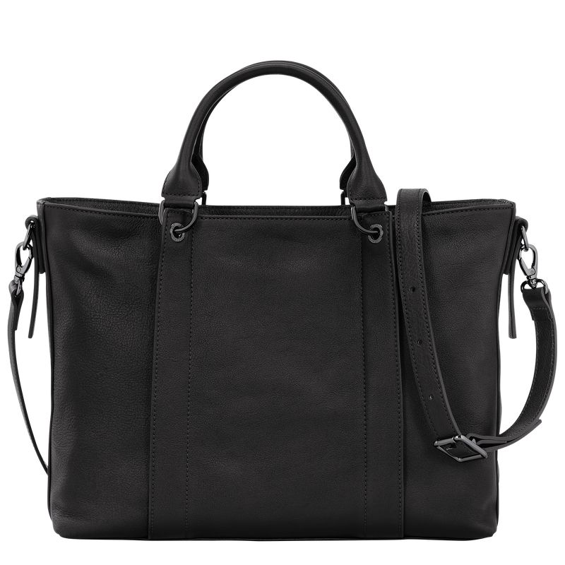 Black Longchamp 3D L Women Handbag | US-152NTHAFV