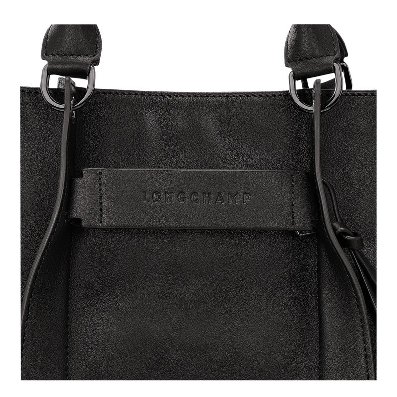 Black Longchamp 3D L Women Handbag | US-152NTHAFV