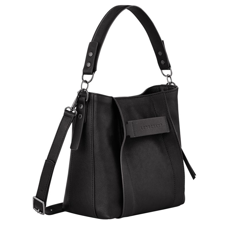 Black Longchamp 3D S Women Crossbody Bag | US-584CPMEVY
