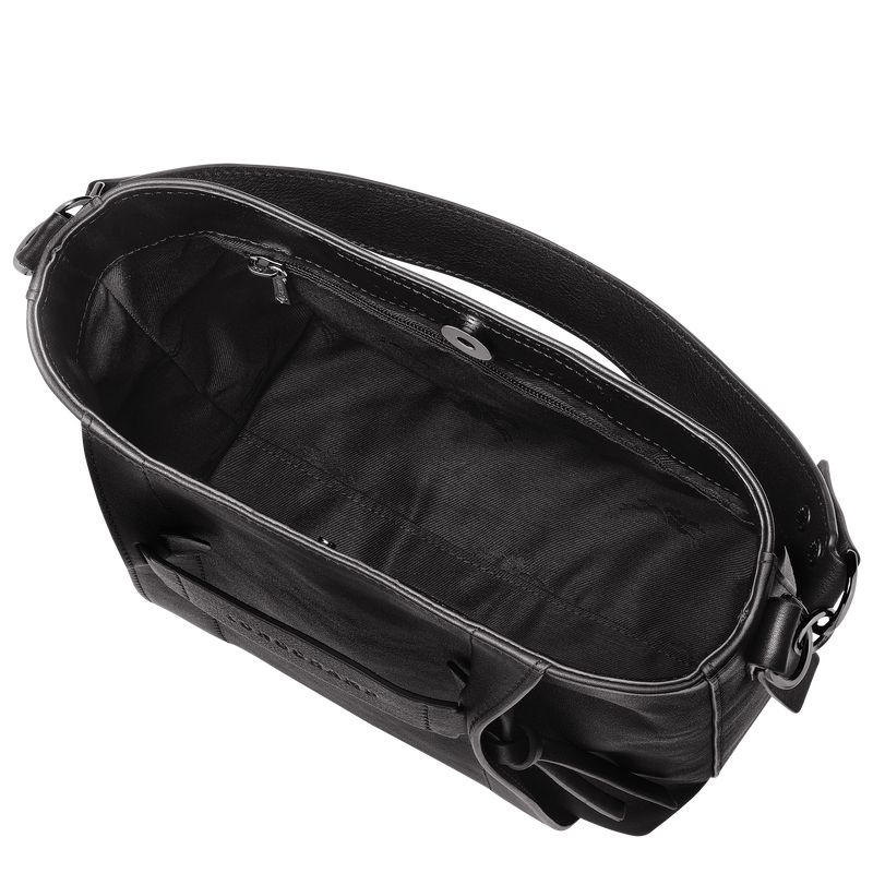 Black Longchamp 3D S Women Crossbody Bag | US-584CPMEVY