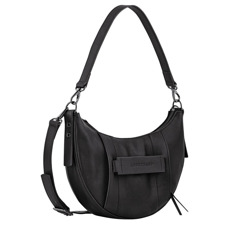 Black Longchamp 3D S Women Crossbody Bag | US-154TKHSJL