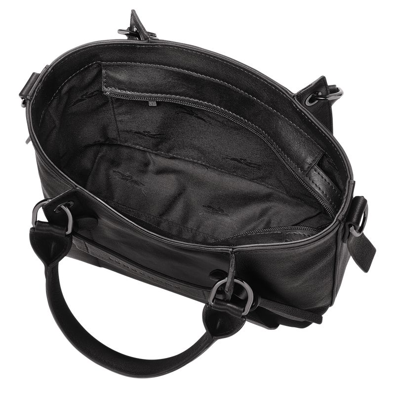 Black Longchamp 3D S Women Handbag | US-928CKOYTJ