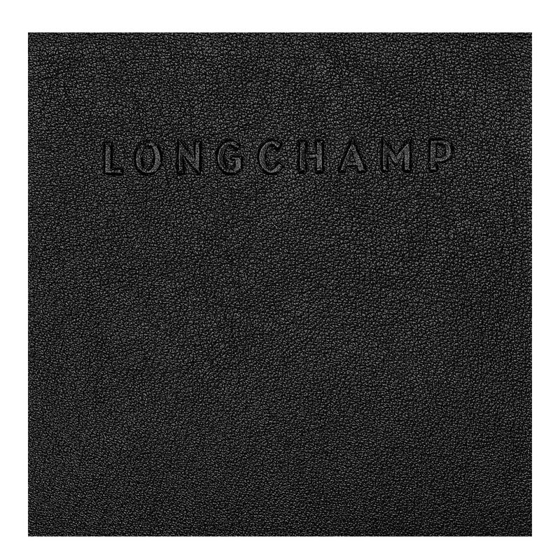 Black Longchamp 3D Women Wallet | US-928ZKCLUX
