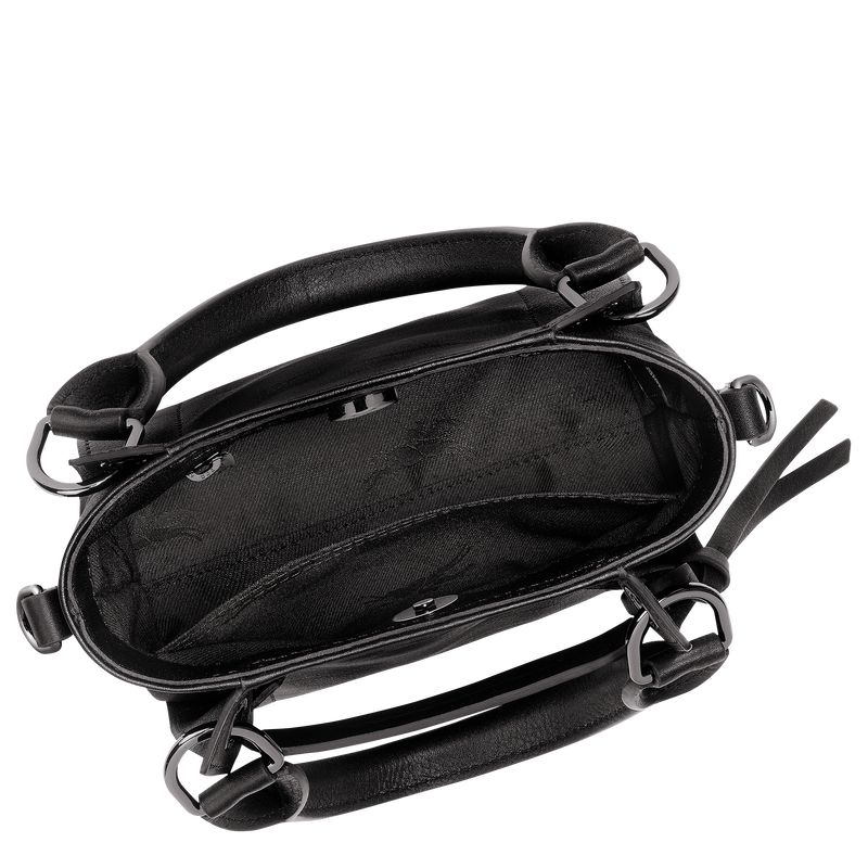 Black Longchamp 3D Xs Women Handbag | US-310BKMLFR