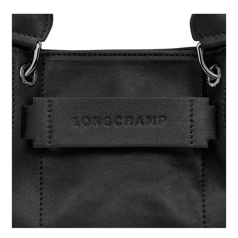 Black Longchamp 3D Xs Women Handbag | US-310BKMLFR