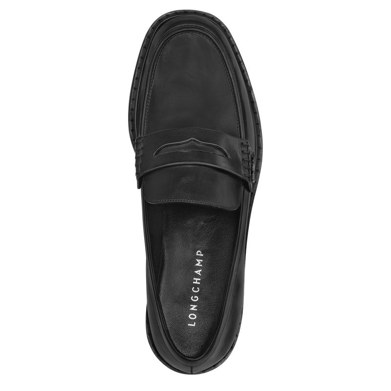 Black Longchamp Au Sultan Women Loafers | US-650CARUEP