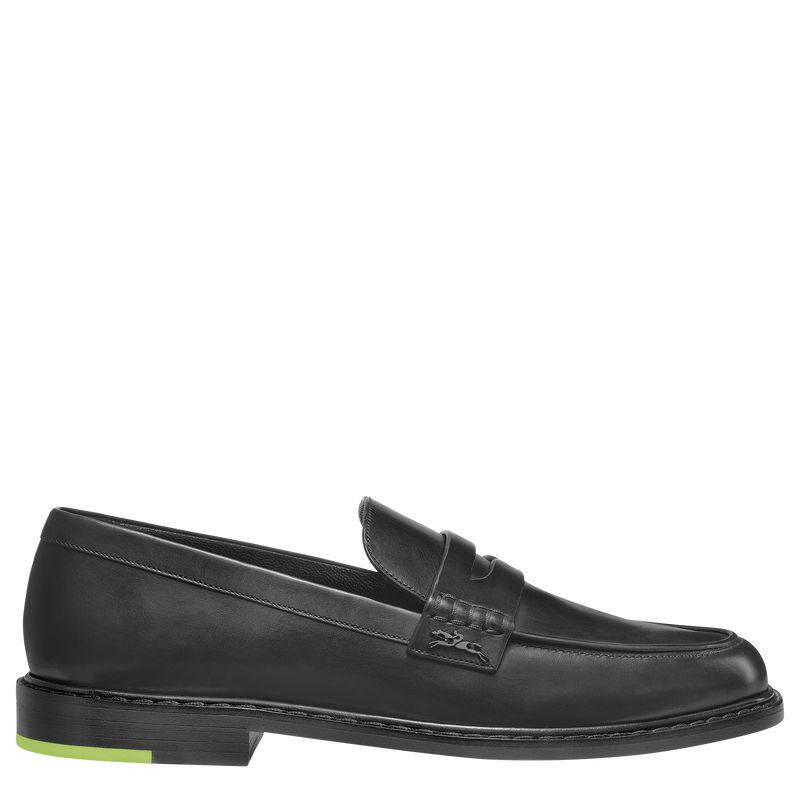 Black Longchamp Au Sultan Women Loafers | US-650CARUEP