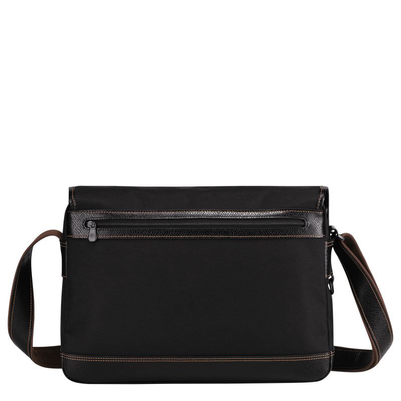 Black Longchamp Boxford L Men Crossbody Bag | US-410RIUVMJ