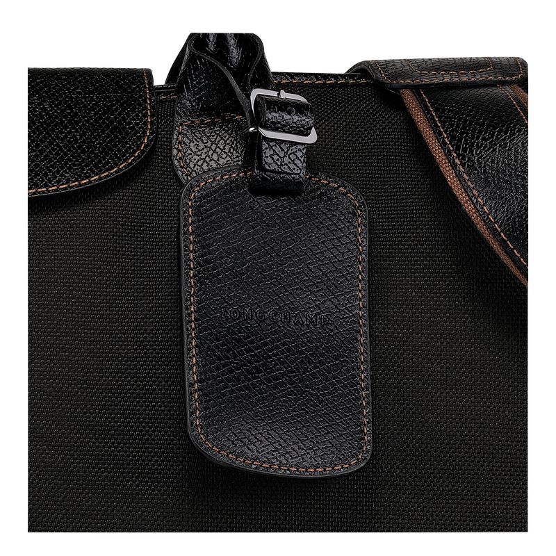 Black Longchamp Boxford L Men Travel Bag | US-348DQSFHT