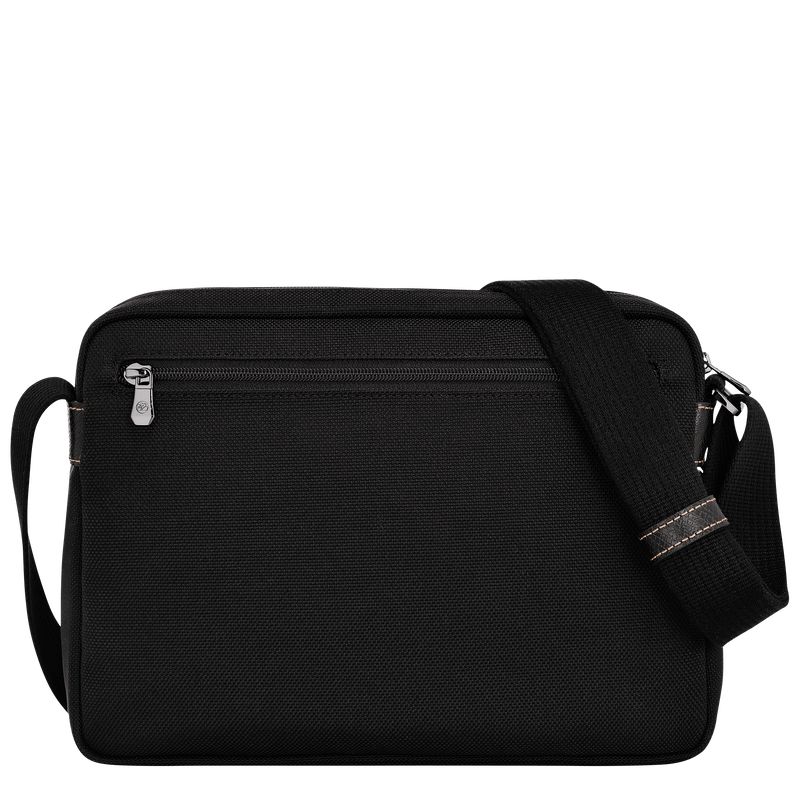 Black Longchamp Boxford M Camera Men Crossbody Bag | US-031MQUSGO