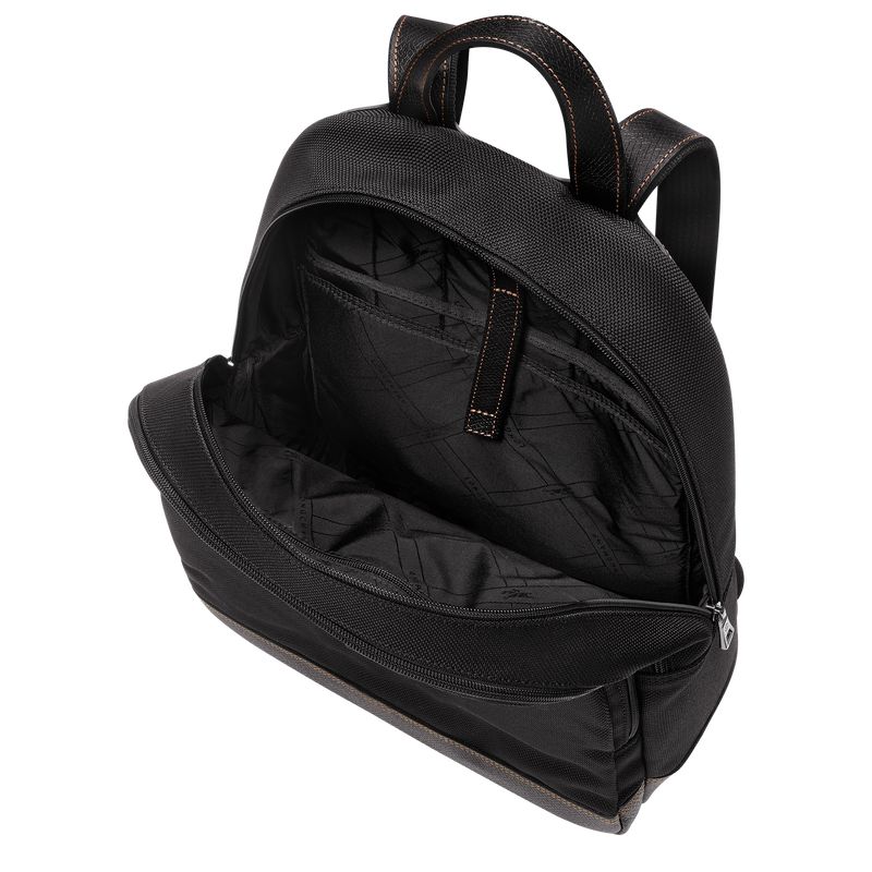 Black Longchamp Boxford Men Backpack | US-738VONFCH