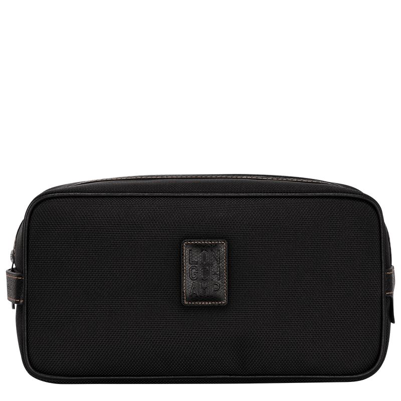 Black Longchamp Boxford Men Toiletry Bags | US-721DJUVXY