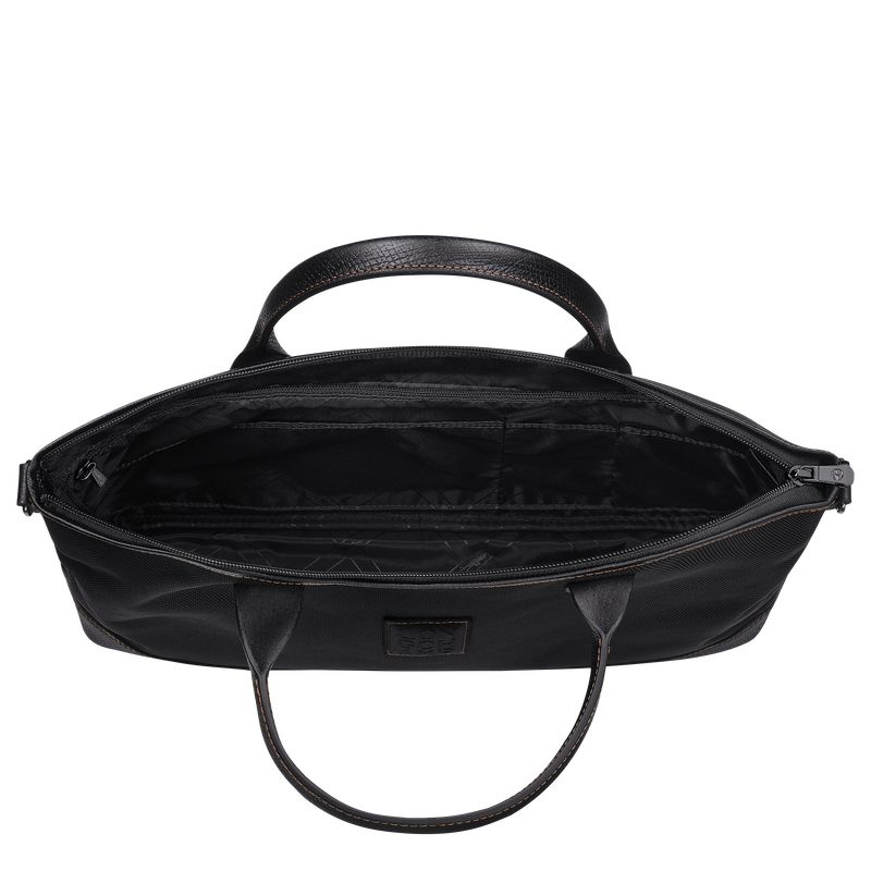 Black Longchamp Boxford S Men Briefcase | US-351FNLIAS