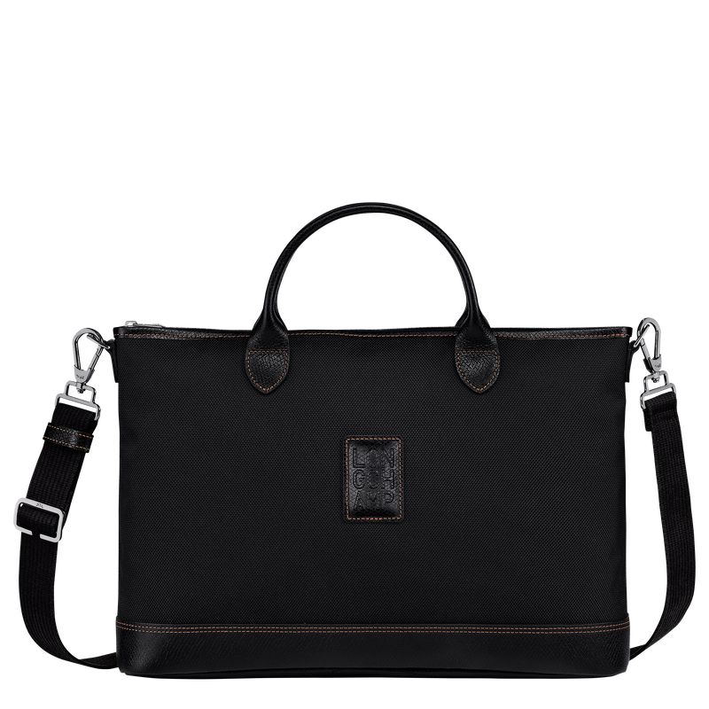 Black Longchamp Boxford S Men Briefcase | US-351FNLIAS