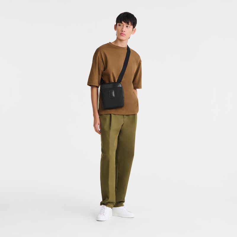 Black Longchamp Boxford Xs Men Crossbody Bag | US-906THWCNS
