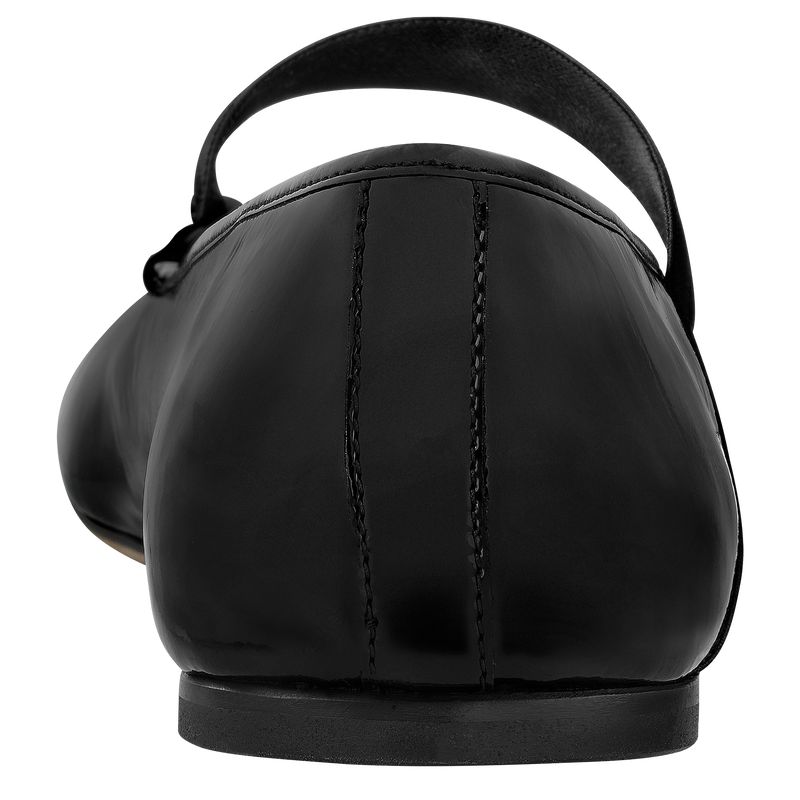 Black Longchamp Energy Women Ballerinas | US-238AYBKFI