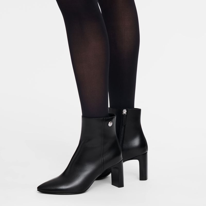 Black Longchamp Epure Low Women Boots | US-967FMBQGC