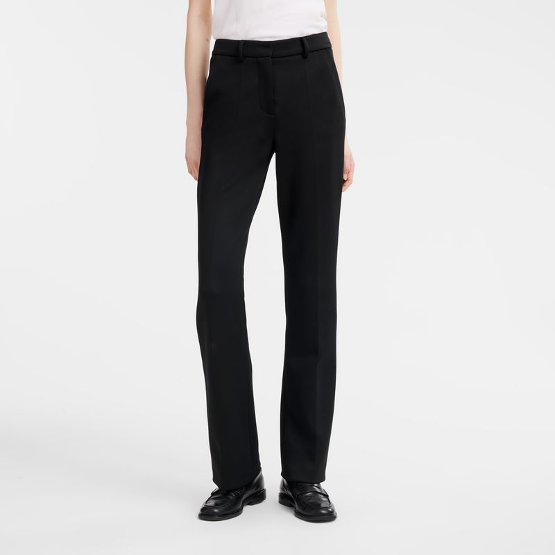Black Longchamp Jersey Women Pants | US-230JWOHAV