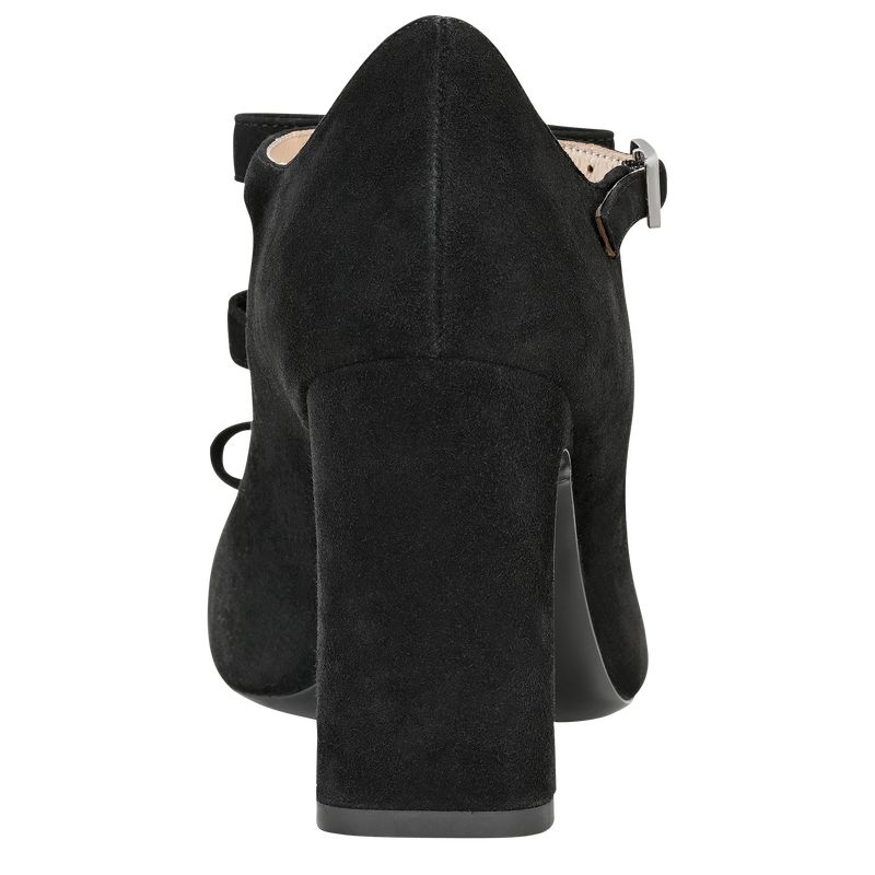 Black Longchamp La Baronne Women Sandals | US-287JGZKPW