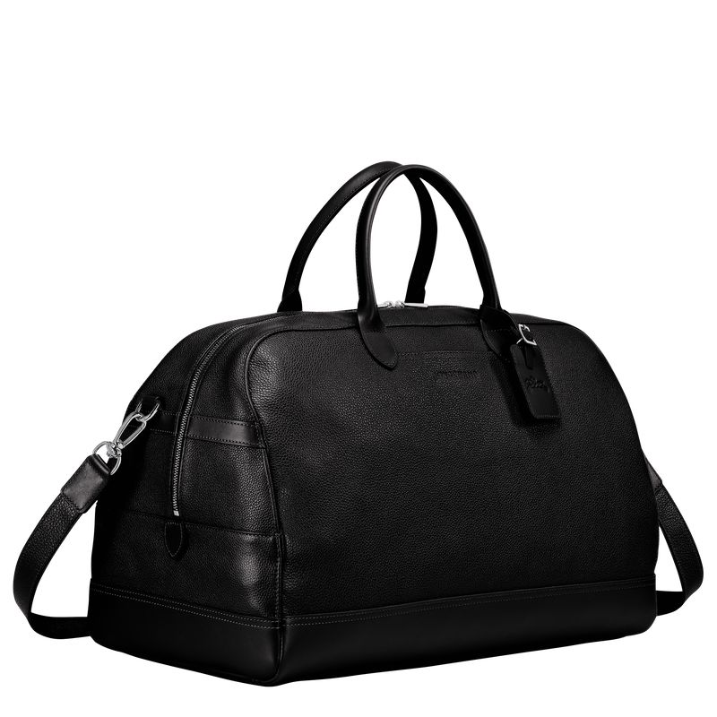 Black Longchamp Le Foulonné L Men Travel Bag | US-231RGTYFW