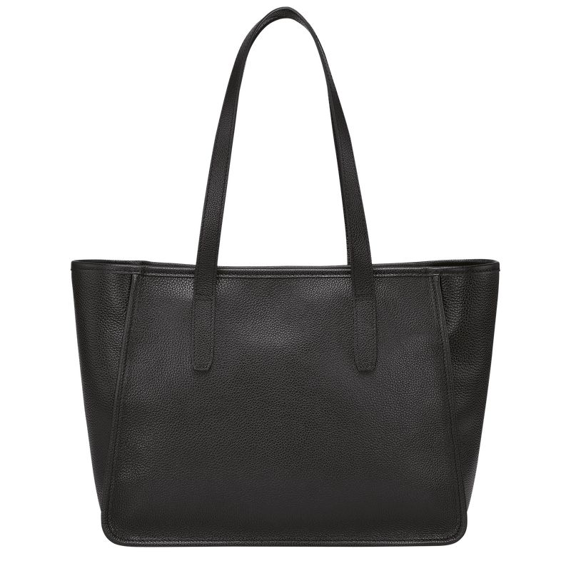 Black Longchamp Le Foulonné L Women Tote Bag | US-513OUDRBX
