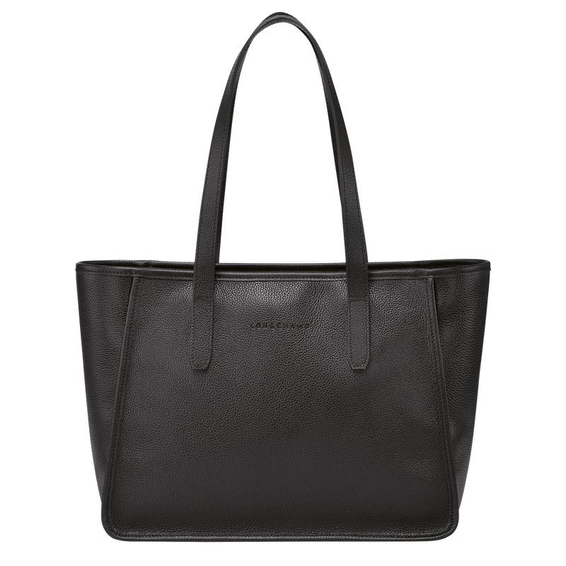 Black Longchamp Le Foulonné L Women Tote Bag | US-513OUDRBX