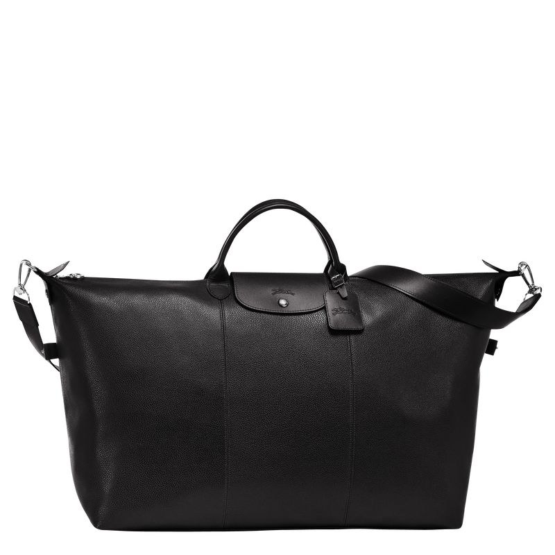 Black Longchamp Le Foulonné L Women Travel Bag | US-236GDXBKW